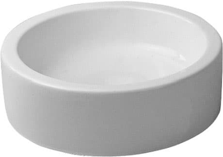 DURAVIT Umyvadlová mísa 044546 Design by Philippe Starck #0445460000 - • Barva 00, Bílá Vysoký lesk, Počet míst pro mytí: 1 Uprostřed, Glazovaná zadní stěna: Ne Ø 460 mm