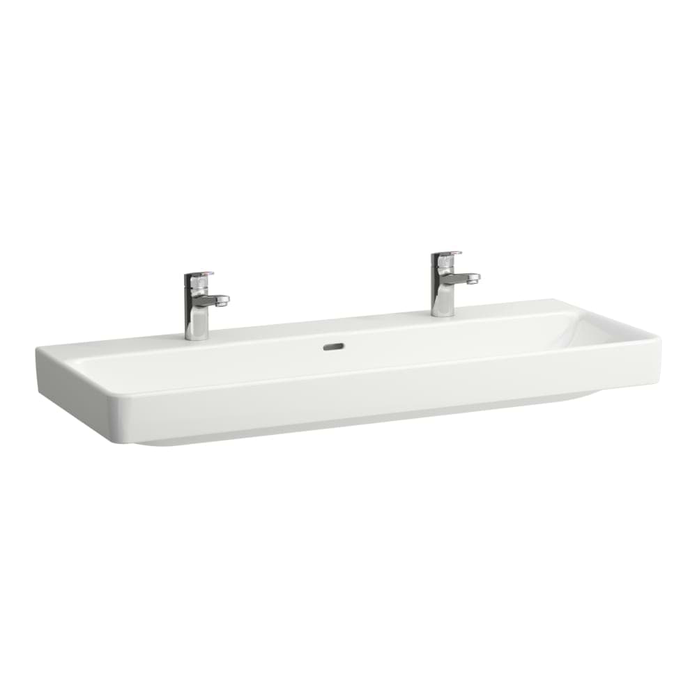 LAUFEN PRO S Dvojité umyvadlo k zabudování do nábytku 1200 x 465 x 95 mm #H814965A001071
