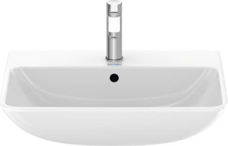 DURAVIT Umyvadlo 233565 Design by Philippe Starck #23356500001 - p Barva 00, Bílá Vysoký lesk, Počet míst pro mytí: 1 Uprostřed, Počet otvorů pro armaturu na jednom umyvadle: 1 Uprostřed 650 x 490 mm