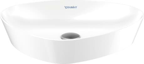 DURAVIT Umyvadlová mísa 233950 Design by Philippe Starck #2339502600 - • Barva 00, Bílá Vysoký lesk, Počet míst pro mytí: 1 Uprostřed, Glazovaná zadní stěna: Ne 500 x 405 mm