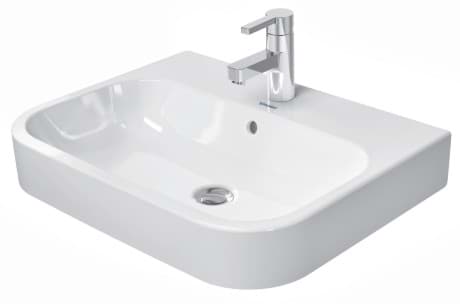 DURAVIT Umyvadlová mísa 231560 Design by sieger design #23156000601 - p Barva 00, Bílá Vysoký lesk, Počet míst pro mytí: 1 Uprostřed, Počet otvorů pro armaturu na jednom umyvadle: 1 Uprostřed 600 x 460 mm