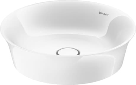 DURAVIT Umyvadlová mísa 236243 Design by Philippe Starck #2362430079 - • Barva 00, Bílá Vysoký lesk, Glazovaná zadní stěna: Ne Ø 430 mm