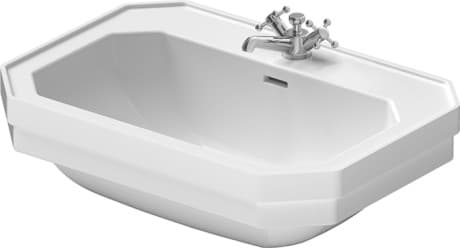 DURAVIT Umyvadlo 043870 Design by Duravit #04387000301 - #p# Barva 00, Bílá Vysoký lesk, Počet míst pro mytí: 1 Uprostřed, Počet otvorů pro armaturu na jednom umyvadle: 1 Uprostřed, Počet předpíchnutých otvorů pro baterii: 2 700 x 500 mm