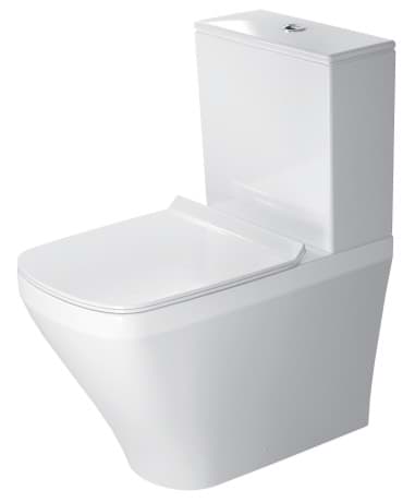 DURAVIT Stojící WC kombi 215509 Design by Matteo Thun & Antonio Rodriguez #2155090000 - © Barva 00, Bílá Vysoký lesk, Množství vody na splachování: 4,5 l, Rozměr kolmého výstupu odpadového oblouku Vario: 160 mm - 220 mm, Rozměr kolmého/vodorovného výstupu připojovací sady Vario: 70 mm - 170 mm 370 x 630 mm