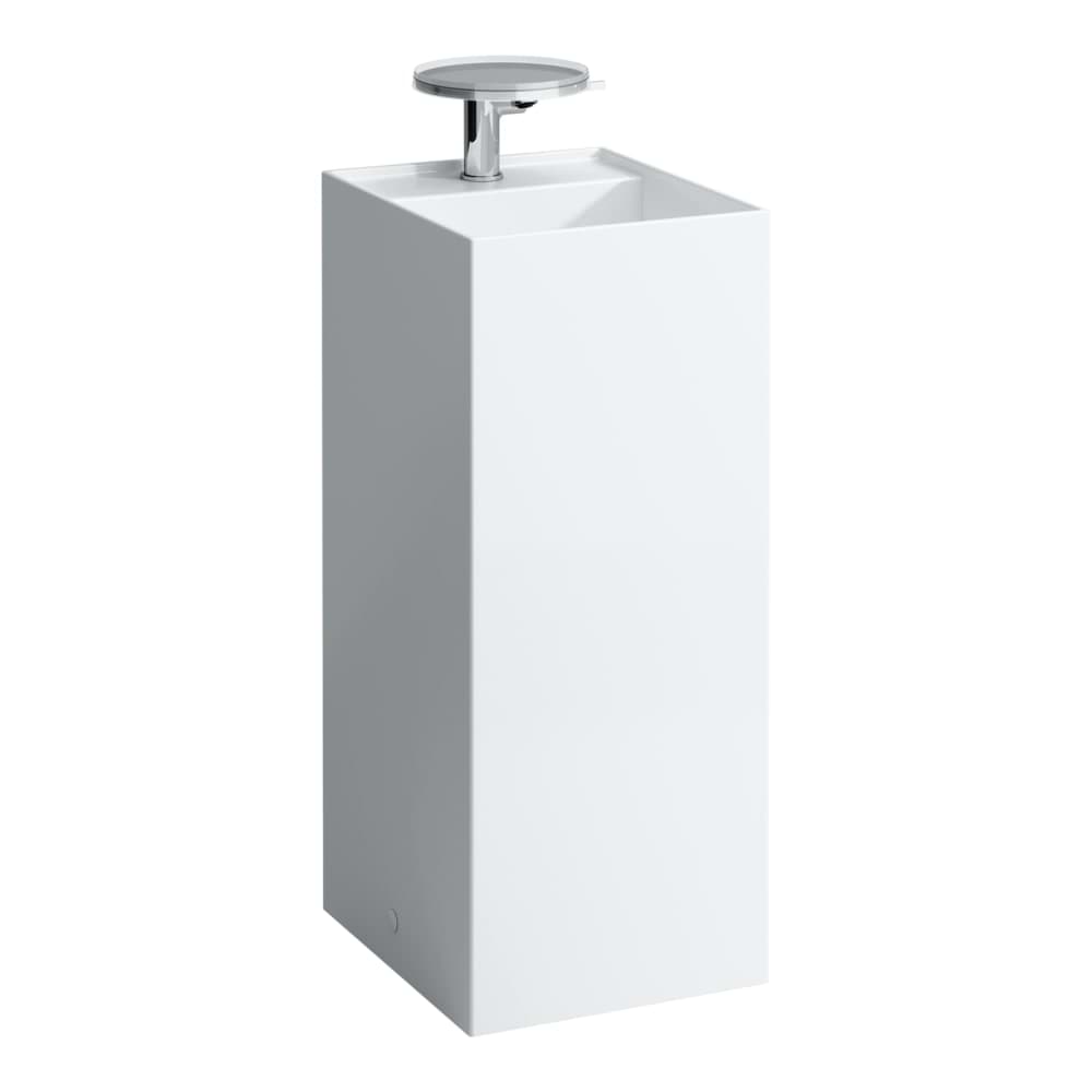LAUFEN Kartell LAUFEN Volně stojící umyvadlo, se speciálním skrytým vývodem 375 x 435 x 900 mm #H811331D031111