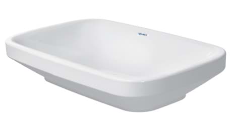 DURAVIT Umyvadlová mísa 034960 Design by Matteo Thun & Antonio Rodriguez #0349600000 - • Barva 00, Bílá Vysoký lesk, Čtvercový, Počet míst pro mytí: 1 Uprostřed, Glazovaná zadní stěna: Ne 600 x 380 mm