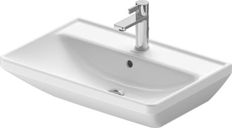 DURAVIT Umyvadlo 236665 Design by Bertrand Lejoly #23666500601 - p Barva 00, Bílá Vysoký lesk, Obdélníkový, Počet míst pro mytí: 1 Uprostřed, Počet otvorů pro armaturu na jednom umyvadle: 1 Uprostřed 650 x 440 mm