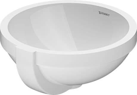 DURAVIT Vestavné umyvadlo 031932 Design by Prof. Frank Huster #0319320000 - • Barva 00, Bílá Vysoký lesk Ø 360 mm