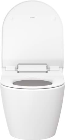 DURAVIT Závěsný klozet pro bidetové sedátko 252959 Design by Philippe Starck #2529590000 - © Barva 00, Bílá Vysoký lesk, Množství vody na splachování: 4,5 l, Princip splachování: Tryska 370 x 570 mm
