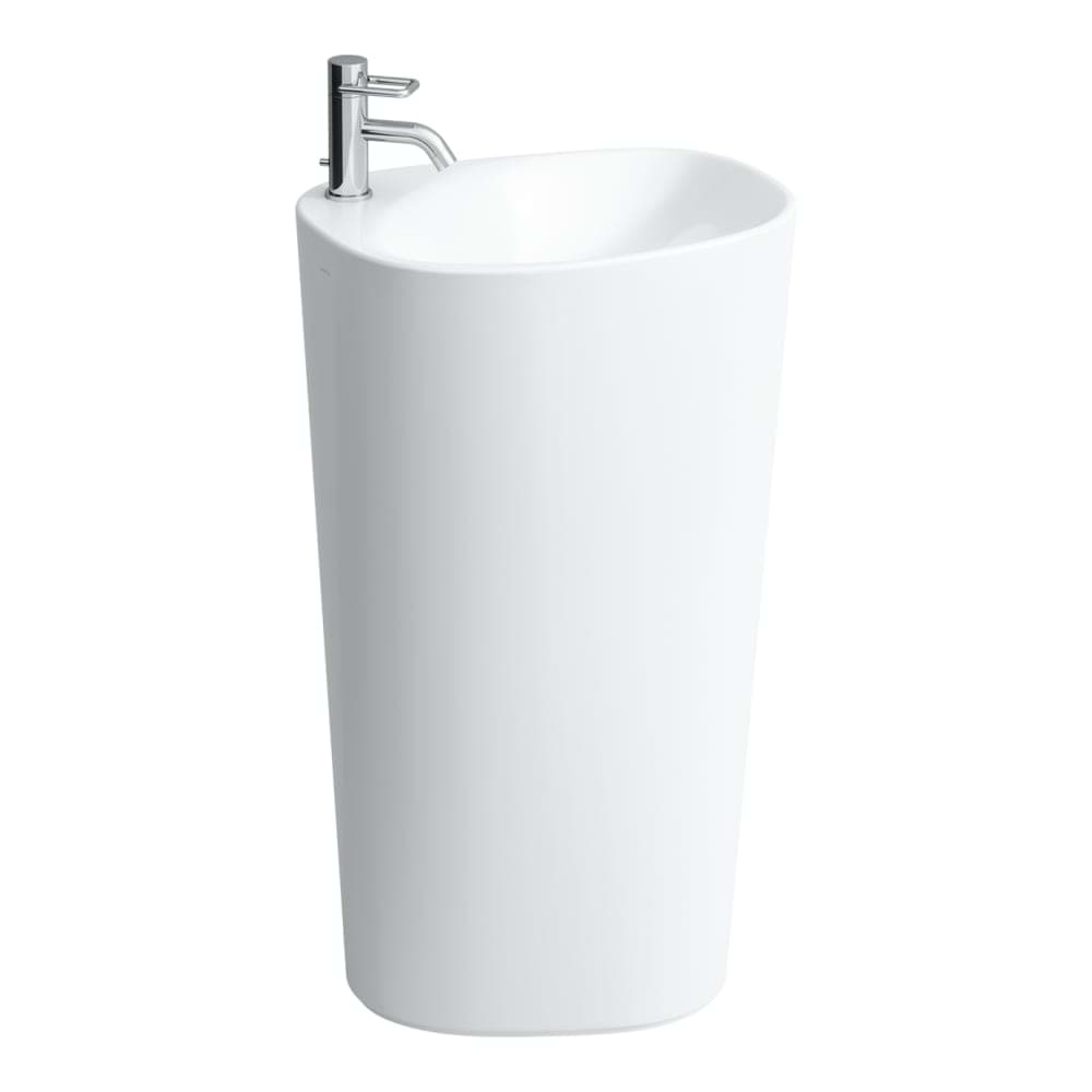 LAUFEN PALOMBA COLLECTION Stojící umyvadlo s keramickým nástěnným uchycením 525 x 435 x 900 mm #H8118040001091