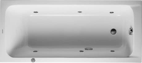 DURAVIT Vířivá vana 760100 Design by sieger design #760100000JP1000 - Barva 00, Jet Project, 50 Hz, Druh ochrany: IPX5 1700 x 750 mm