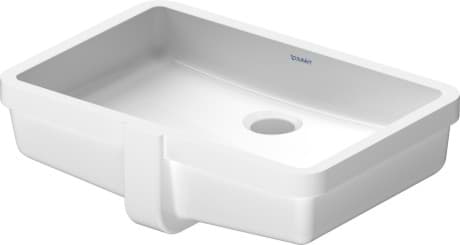 DURAVIT Vestavné umyvadlo 033048 Design by Duravit #03304800001 - • Barva 00, Bílá Vysoký lesk 485 x 315 mm