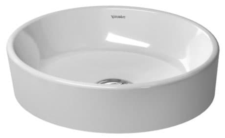 DURAVIT Umyvadlová mísa 232144 Design by Philippe Starck #2321440000 - • Barva 00, Bílá Vysoký lesk, Ovalné, Počet míst pro mytí: 1 Uprostřed 435 mm