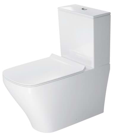 DURAVIT Stojící WC kombi 215609 Design by Matteo Thun & Antonio Rodriguez #2156090000 - © Barva 00, Bílá Vysoký lesk, Množství vody na splachování: 4,5 l, Rozměr kolmého výstupu odpadového oblouku Vario: 170 mm - 220 mm, Rozměr kolmého/vodorovného výstupu připojovací sady Vario: 70 mm - 190 mm 370 x 705 mm