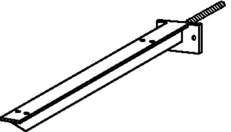 DURAVIT Podpěra držáku UV9926 #UV992600000 - Barva BD 90 x 400 mm