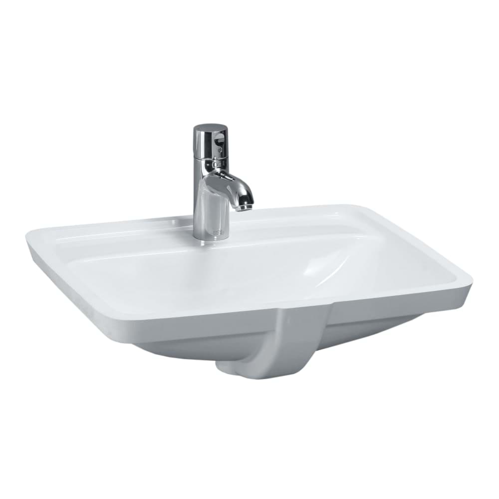 LAUFEN PRO S Vestavné umyvadlo, včetně montážního příslušenství 892963, broušené 490 x 360 x 170 mm #H8119664001091