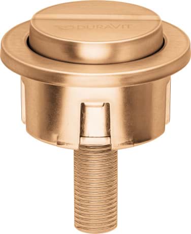 DURAVIT Splachovácí tlačítko 007461 #0074614600 - Barva 04, Bronz kartáčovaná 135 mm