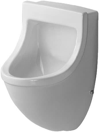 DURAVIT Urinál 082135 Design by Philippe Starck #0821352000 - Barva 00, Bílá Vysoký lesk, Odpad: vodorovný 330 x 350 mm