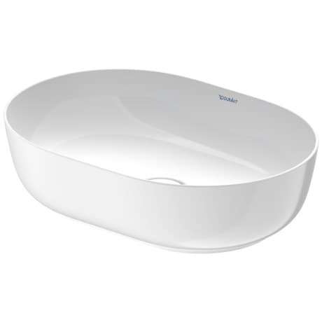 DURAVIT Umyvadlová mísa 037950 Design by Cecilie Manz #03795000001 - • Barva 00, Bílá Vysoký lesk, Počet míst pro mytí: 1 Uprostřed, Glazovaná zadní stěna: Ne 500 x 350 mm