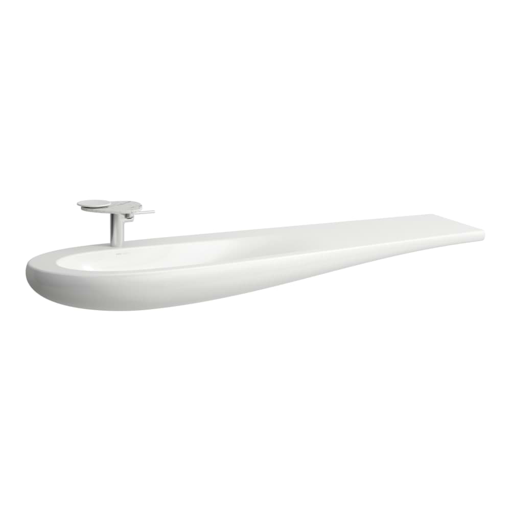 LAUFEN ILBAGNOALESSI Umyvadlo do nábytku, odkládací plocha vpravo 1600 x 500 x 165 mm #H8149714001041