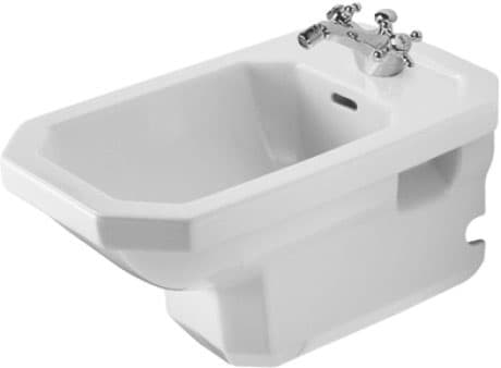 DURAVIT Závěsný bidet 026610 Design by Duravit #02661000001 - Barva 00, Počet otvorů pro armaturu na jednom umyvadle: 1 360 x 585 mm