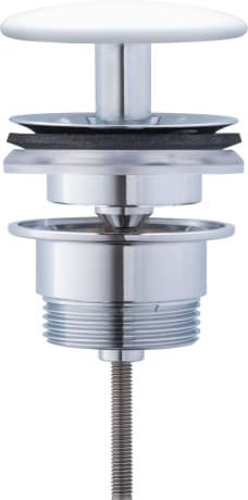 DURAVIT Průtokový ventil neuzavíratelný 005078 #0050781300 - Barva 00, Bílá Ø 65 mm