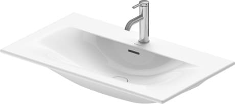 DURAVIT Umyvadlo 234483 Design by sieger design #2344830060 - p Barva 00, Bílá Vysoký lesk, Počet míst pro mytí: 1 Uprostřed, Počet otvorů pro armaturu na jednom umyvadle: 1 Uprostřed 830 mm