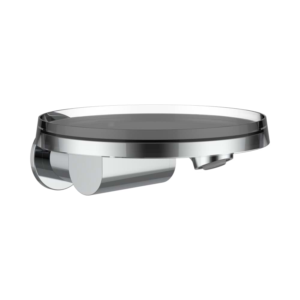 LAUFEN Kartell LAUFEN Umyvadlová podomítková páková baterie pro 1-bodový Simibox, pevný výtok 186 mm, průtok 5,7 l/min, včetně transparentního disku, bez automatické výpusti, chrom #H3113370041201
