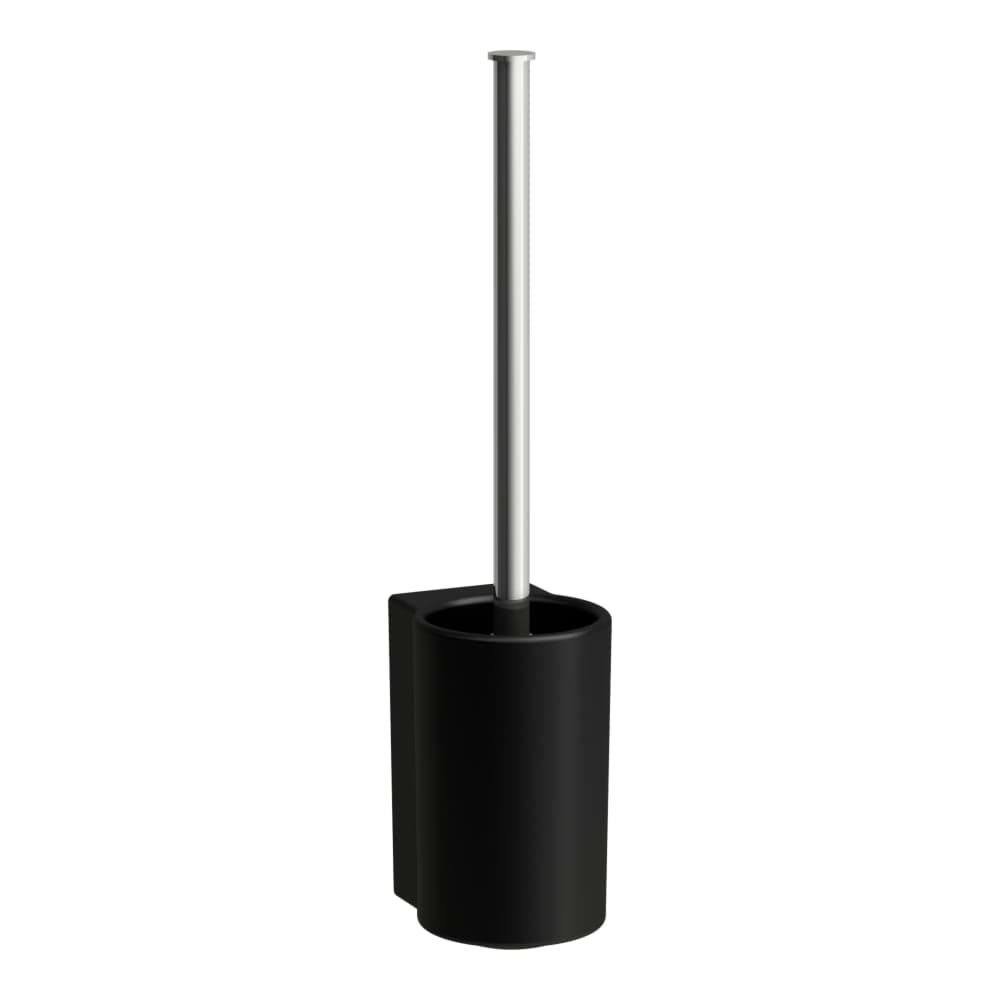 LAUFEN VAL Držák WC kartáče, včetně kartáče a instalační sady, bez LCC 85 x 105 x 380 mm #H8722827580001 - 758 - Grafit mat