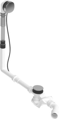 DURAVIT Odpadní a přetoková armatura 792206 #792206000001000 - Barva 00, Chrom 440 mm