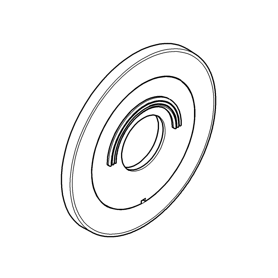 GROHE Rozeta chrom / matný chrom #46368IP0