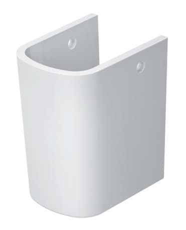 DURAVIT Polosloup 085831 Design by Matteo Thun & Antonio Rodriguez #08583100001 - Barva 00, Bílá Vysoký lesk 175 x 230 mm