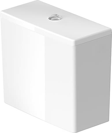 DURAVIT Splachovací nádržka 094510 Design by Philippe Starck #0945100005 - © Barva 00, Bílá, Množství vody na splachování: 6/3 l, Sjednocený vodní štítek (UWL) třída: 2 395 x 180 mm