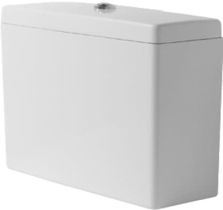 DURAVIT Splachovací nádržka 092810 Design by Philippe Starck #0928100000 - © Barva 00, Bílá, Množství vody na splachování: 6/3 l, Pozice připojení vody: Vlevo dole 3/8", Skrytá přípojka, Sjednocený vodní štítek (UWL) třída: 2 470 x 200 mm
