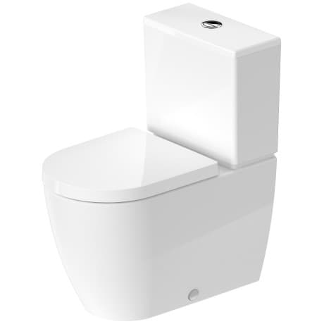 DURAVIT Stojící WC kombi 217009 Design by Philippe Starck #2170092000 - © Barva 00, Bílá Vysoký lesk, Množství vody na splachování: 4,5 l, Princip splachování: Tryska, Rozměr kolmého výstupu odpadového oblouku Vario: 155 mm - 225 mm, Rozměr kolmého/vodorovného výstupu připojovací sady Vario: 70 mm - 170 mm 370 x 650 mm