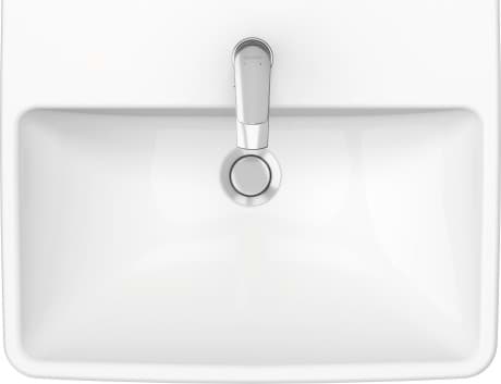 DURAVIT Umyvadlo 237560 Design by Duravit #2375600000 - p Barva 00, Bílá Vysoký lesk, Počet míst pro mytí: 1 Uprostřed, Počet otvorů pro armaturu na jednom umyvadle: 1 Uprostřed, Přepad: Ano 600 x 460 mm