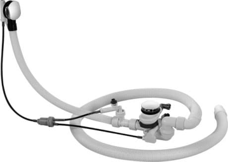 DURAVIT Odpadní a přetoková armatura s přítokem 791254 #791254000001000 - Barva 00, Chrom 600 mm