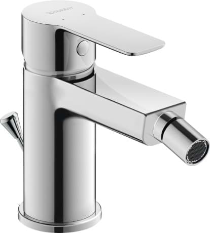 DURAVIT Jednopáková bidetová baterie A12400011 Design by Duravit #A12400001010 - Barva 10, výška: 128 mm, připojovací rozměr hadicové přípojky: 3/8", průtok (3 bar): 5 l/min 50 x 153 mm