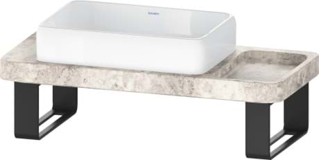 DURAVIT Umyvadlová mísa s deskou a nosičem desky D48005 Design by Studio F. A. Porsche #D4800500 - Barva 00 1000 x 450 mm