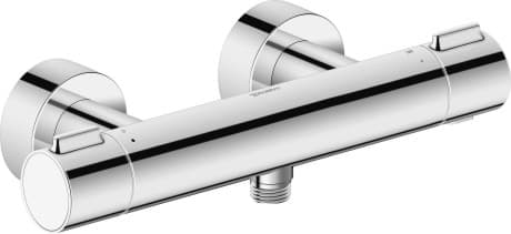 DURAVIT Sprchový termostat nástěnný 1001 TH4220000 #TH4220000004 - Barva 04, Bronz kartáčované, Připojení napouštění vody: S-přípojení, Rozchod: 150 mm ± 15 mm, Tlak vody (3 bar): 24,5 l/min 303 x 113 mm