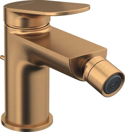 DURAVIT Páková bidetová baterie WA2400001 Design by Duravit #WA2400001070 - Barva 04, Bronz kartáčovaná, Výška: 137 mm, Hrdlo: 128 mm, Tlak vody (3 bar): 5 l/min 52 x 152 mm