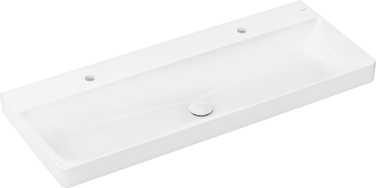 HANSGROHE Xelu Q umyvadlo 1200/480mm se 2 otvory, SmartClean #61042450 - bílá