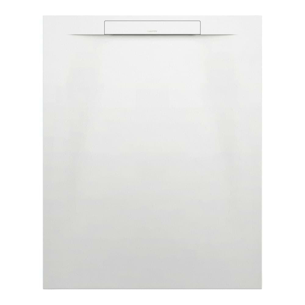 LAUFEN PRO S Sprchová vanička, obdélníková, s lineárním odtokem na kratší straně, materiál Marbond 1000 x 800 x 28 mm #H2101810000001 - 000 - Bílá