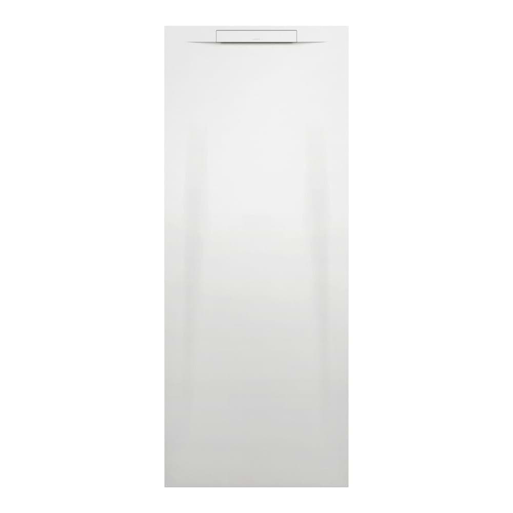 LAUFEN Sprchová vanička LAUFEN PRO S z kompozitního materiálu Marbond, superplochá, obdélníková, lineární odtok na krátké straně 2000 x 800 x 38 mm #H2111880780001 - 078 - antracitový matný strukturovaný povrch