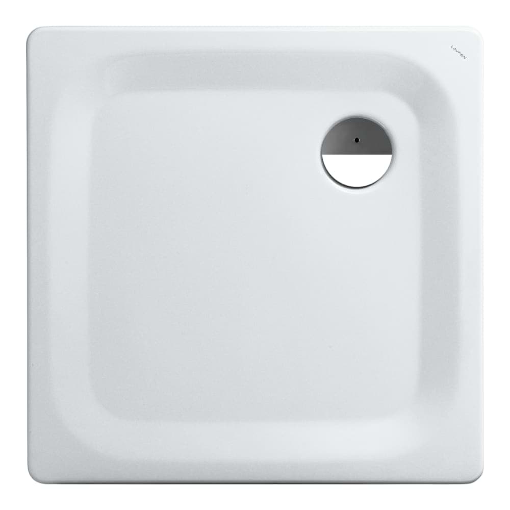 LAUFEN PLATINA Sprchová vanička, ocel 800 x 800 x 25 mm #H2150016000401 - 600 - Bílá/Antislip