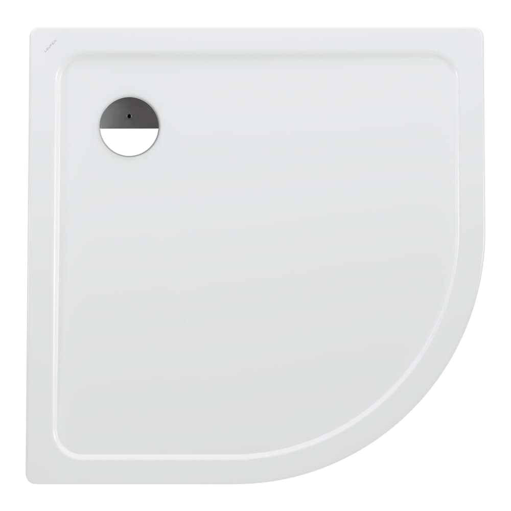 LAUFEN PLATINA Sprchová vanička čtvrtkruh, poloměr 550 mm 900 x 900 x 25 mm #H2150087570401 - 757 - Bílá mat