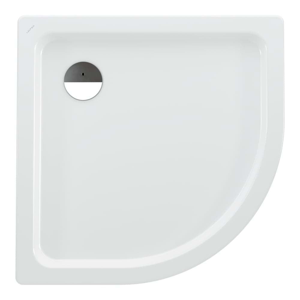 LAUFEN PLATINA Sprchová vanička čtvrtkruh, poloměr 550 mm 900 x 900 x 30 mm #H2150187570401 - 757 - Bílá mat