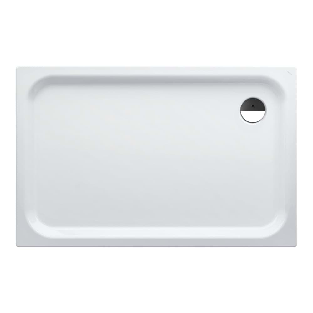 LAUFEN PLATINA Sprchová vanička, obdélníková, ocel 3,5 mm, plochá (65 mm) 1400 x 900 x 65 mm #H2150356000401 - 600 - Bílá/Antislip