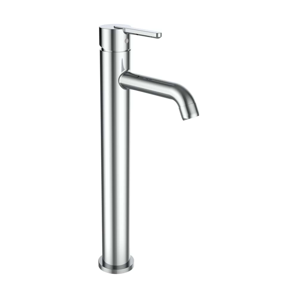 LAUFEN LUA Umyvadlová stojánková páková baterie pro umyvadlové mísy s výtokem 135 mm, kartuše Eco+,průtok 5,7 l/min, bez automatické výpusti 425 x 254 x 60 mm #H3110880041201