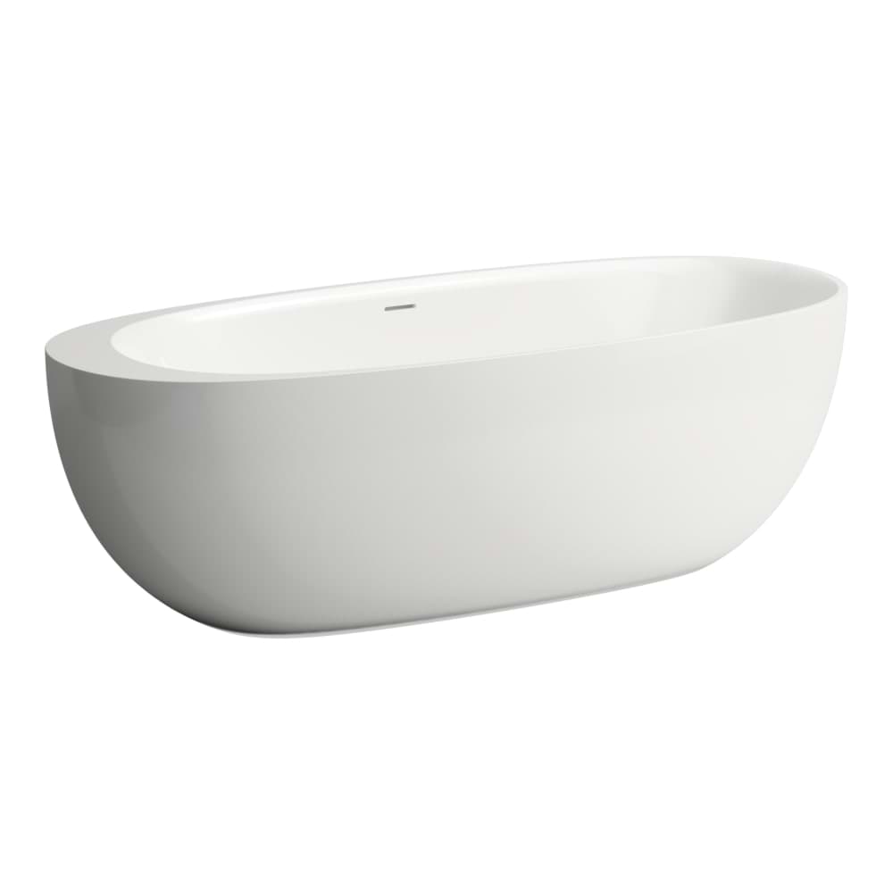 LAUFEN ILBAGNOALESSI Vana, samostatně stojící, materiál Sentec 1850 x 800 x 590 mm #H2209720650001 - 065 - Matná černá zvenku/Matná bílá uvnitř